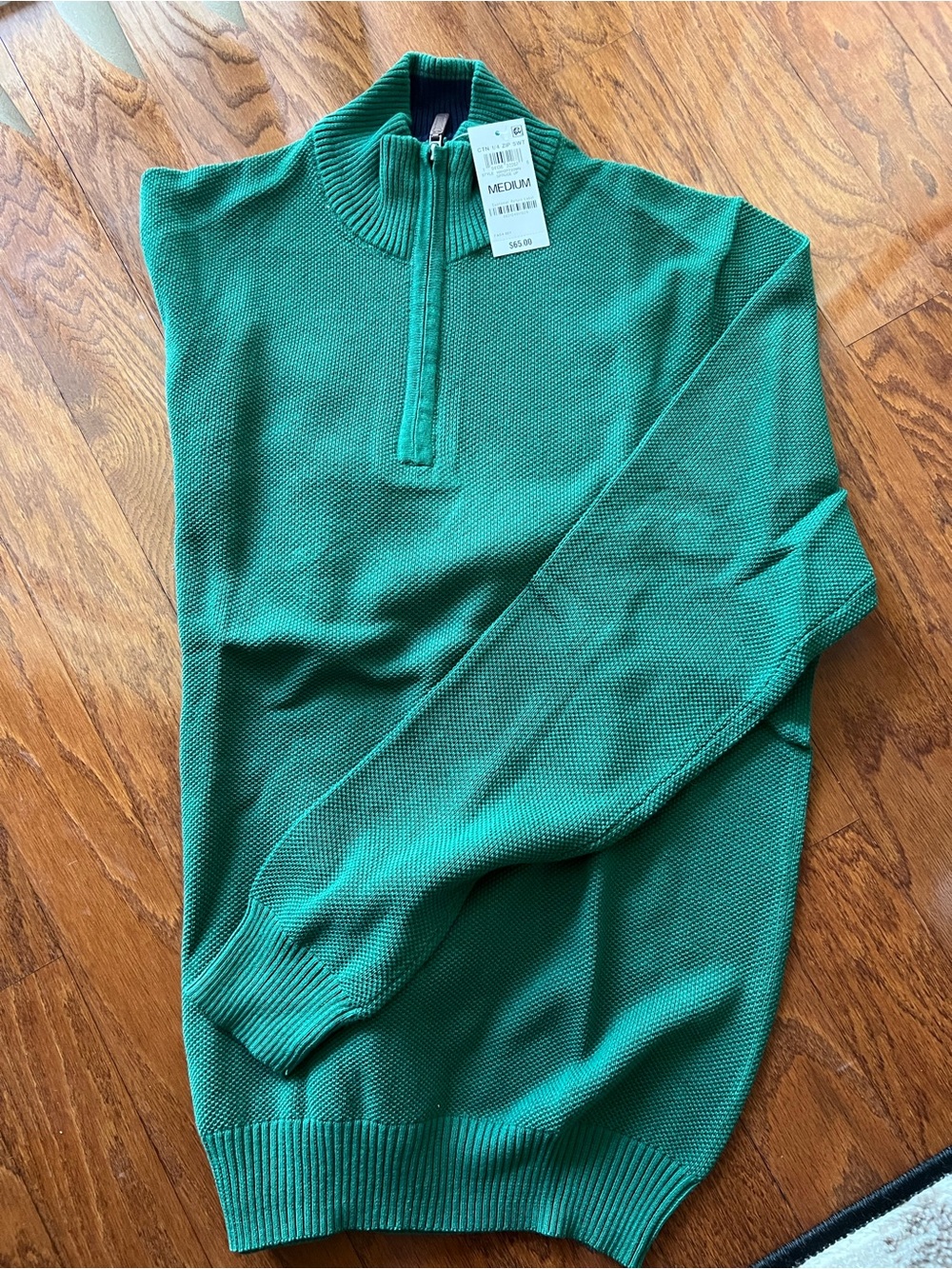 Club Room Green Men’s Half-Zip Sweater